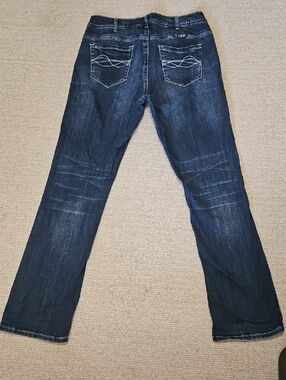 Cowgirl Tuff Dark Blue Boot Cut Jeans